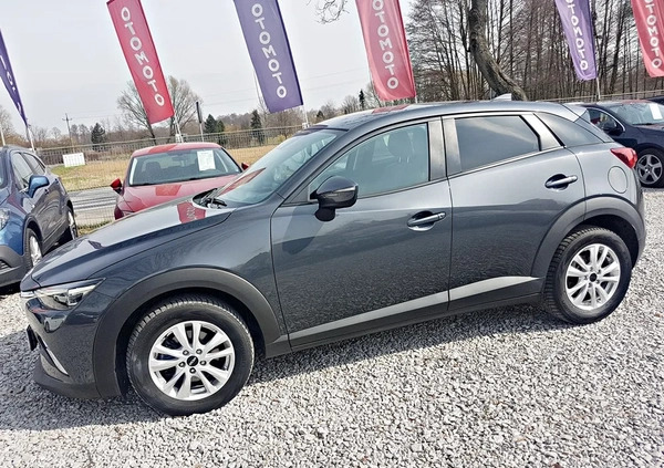 Mazda CX-3 cena 59900 przebieg: 65000, rok produkcji 2015 z Tczew małe 596